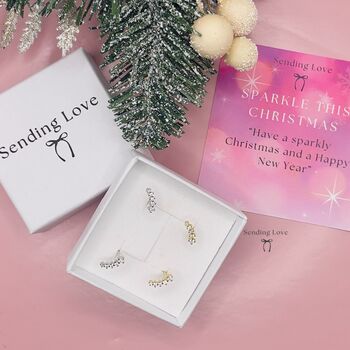 Shooting Star Earrings Christmas Gift And Stocking Filler, 6 of 9