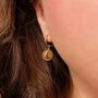 Moon Charm Earrings, thumbnail 2 of 3