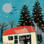 Festive Food Van Christmas Card, thumbnail 2 of 2