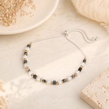 21st Birthday Twenty One Bead Drawstring Bracelet, 2 of 5