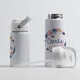 Personalised Flourish Design Kids Water Bottle, thumbnail 2 of 6