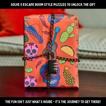 Padlock'd Mexico Wrap Your Present In An Escape Room, 2 of 6