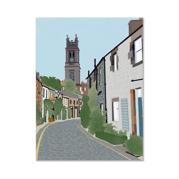 Circus Lane Stockbridge Edinburgh Scottish Travel Print, 2 of 4