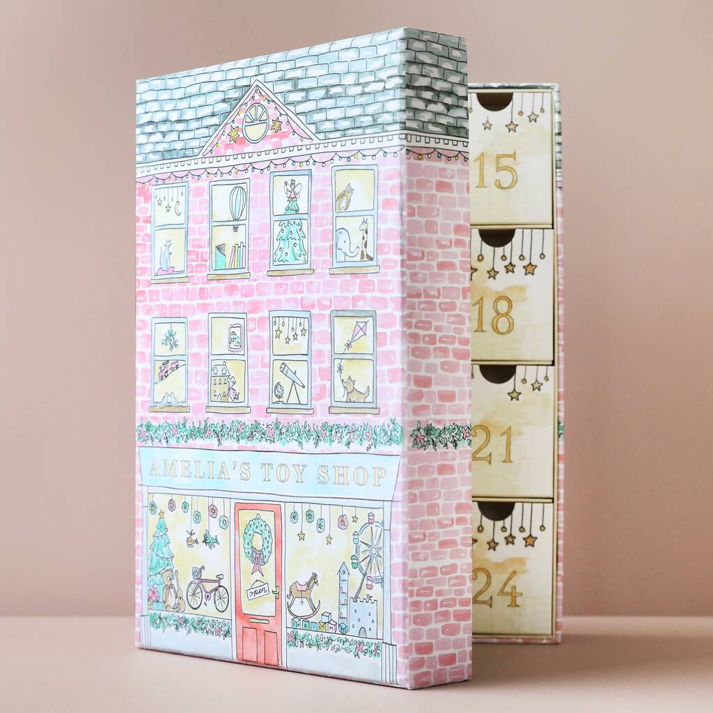 Personalised Fill Your Own Toy Shop Advent Calendar, 1 of 8
