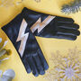 Christmas Lightning Bolt Gloves, thumbnail 1 of 4