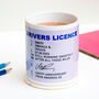 Personalised Driving Licence Mug, thumbnail 3 of 5