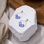 Forget Me Not Framed Stud Earrings, thumbnail 1 of 3