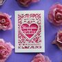On Your Engagement Personalised Paper Cut Card, thumbnail 10 of 12