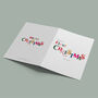 Personalised Baby's First Christmas Card, thumbnail 3 of 4