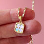 Mum, I'd Pick You: Mother Of Pearl Flower Necklace, thumbnail 5 of 6