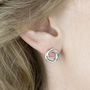 Sterling Silver Bond Of Friendship Stud Earrings, thumbnail 1 of 6