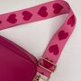 Hearts Bag Strap | Crossbody Replacement Bag Strap, thumbnail 10 of 10