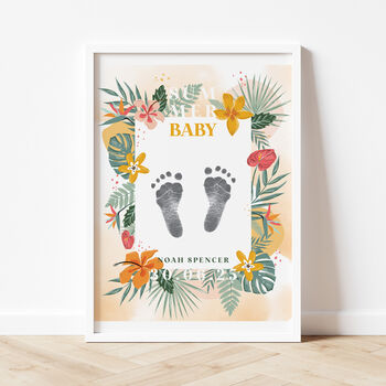 'Summer Baby 2025' Personalised Inkless Print Kit, 3 of 7