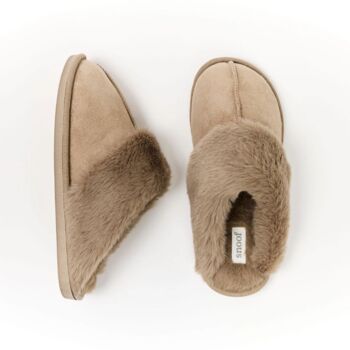 Luxury Faux Fur Women's Memory Foam Mule Slippers, 5 of 12