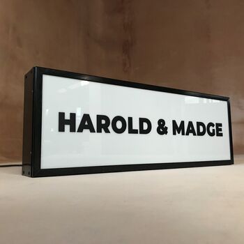 Personalised Name Lightbox Sign, 4 of 8