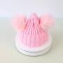 Personalised Embroidered Beanie Hat With Fur, thumbnail 6 of 6