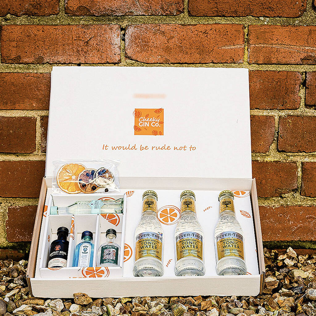 Premium Gin Gift Box By Cheeky Gin Co