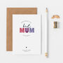 Personalised Best Mum In The World Birthday Card, thumbnail 1 of 2