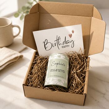 Personalised Flower Gift Tin For Birthdays, Thank Yous And Flower Girls, 7 of 12
