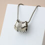 Sparkly Ring Pendant Necklace, thumbnail 2 of 4