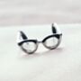 Miniature Glasses Adjustable Ring, thumbnail 1 of 2