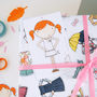 Clara Paper Doll Wrapping Paper Set, thumbnail 2 of 7