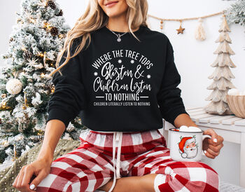 Where Treetops Glisten Christmas Sweatshirt, 3 of 7