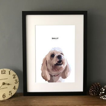 Personalised Dog Portrait Colour Illustration, 2 of 7