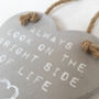 Ceramic Love Heart Hanging Sign, thumbnail 6 of 6