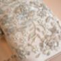 Asha, Nude Pink, Silver Embroidered Clutch, thumbnail 3 of 5