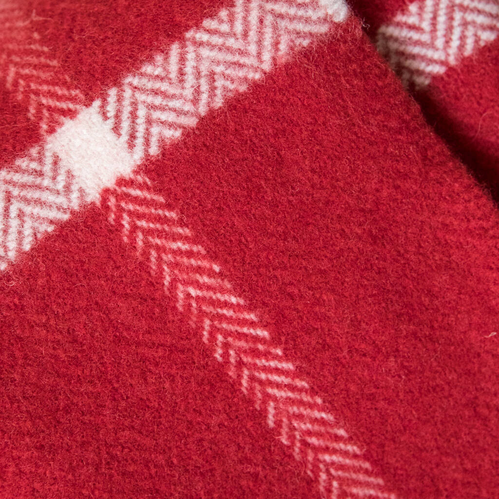 fine lambswool windowpane throws by lily&kirkby