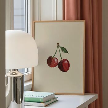 Cherry Wall Art Print, 4 of 4