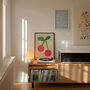 Cherry Poster, Cherry Illustration, Mid Century Print, thumbnail 4 of 10