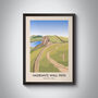Hadrian's Wall Path National Trail Travel Poster, thumbnail 1 of 8