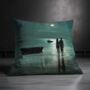 Nocturne's Reflection Hand Made Poly Linen Cushions, thumbnail 7 of 9