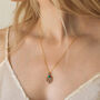 Turquoise Throat Chakra Necklace, thumbnail 2 of 6