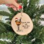 Personalised Aperol Spritz Christmas Decoration, thumbnail 1 of 2