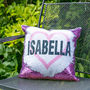 Personalised Sequin Cushion, thumbnail 2 of 6