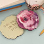 Personalised Flower Coaster Teacher Gift, thumbnail 6 of 11