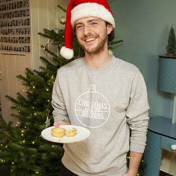 'Christmas With The…' Unisex Sweatshirt Jumper, 3 of 12