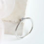 White Gold Diamond Dot Engagement Ring, thumbnail 4 of 5