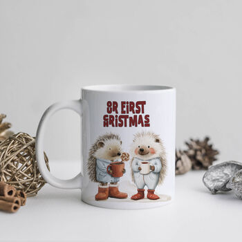 First Christmas Together Personalised Mug, 4 of 6