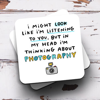 Personalised Mug 'Thinking About Photography', 3 of 3