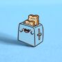 Toaster Enamel Pin | Cute Pin Badges, thumbnail 3 of 5