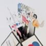 Norway Themed 3D Birthday Card, thumbnail 2 of 6