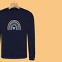 Boho Rainbow Teens/Adults Sweatshirt, thumbnail 5 of 11