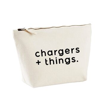 Chargers And Things Plug Cable Organiser Storage Bag, 4 of 4