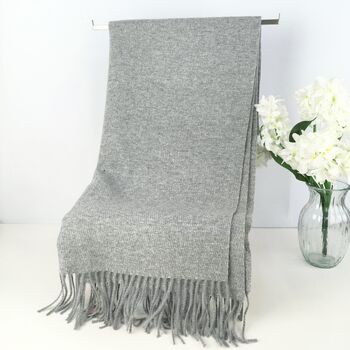 Cashmere Blend Scarf, 4 of 8