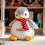 Embroidered Penguin 'Hideaway Pouch' Soft Toy, thumbnail 4 of 6