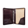 Personalised A4 Leather Ring Binder Folder 'Veroli', thumbnail 9 of 12